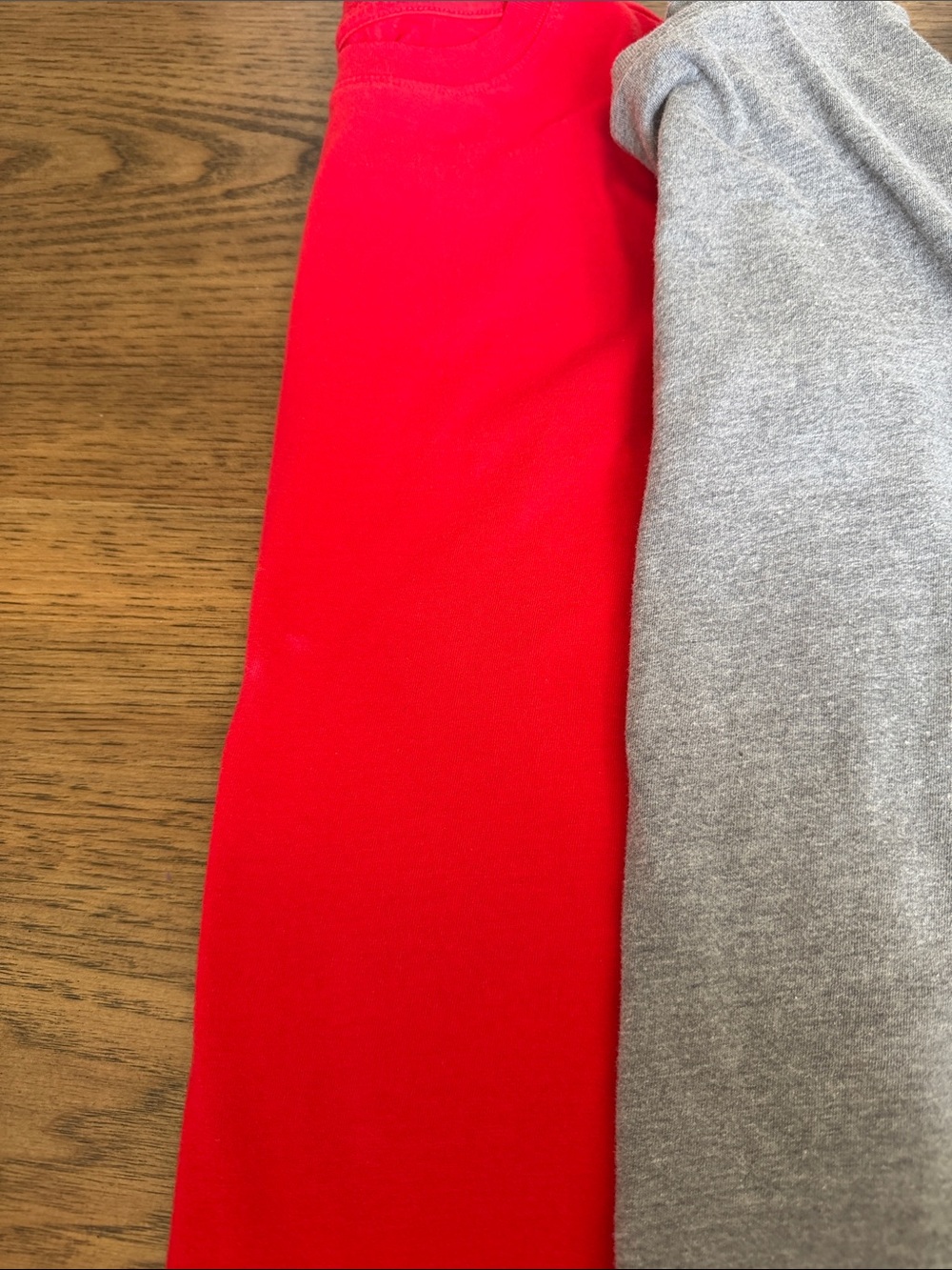 Bundle of 3 Cat & Jack Kids Crew Neck T-Shirt Pack - Red, Gray, Navy - Picture 3 of 5